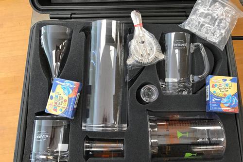 Alcohol Kit with Different Measurement Tools