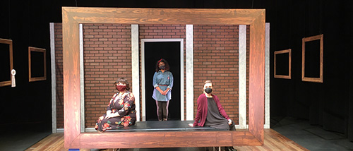 Photo of cast of The New Normal during a performance.