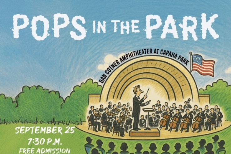 SEPT. 25: Pops in the Park event poster