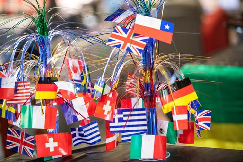 Flags representing the many countries of SEMO students.