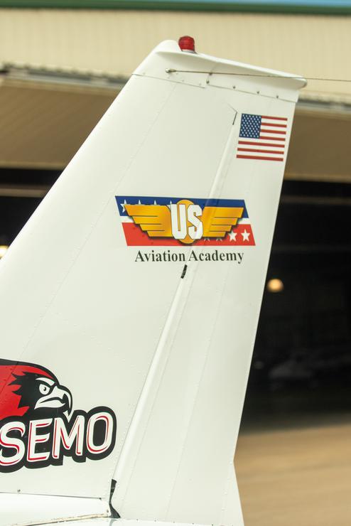 The tail of one SEMO plane