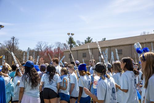 Fraternity and Sorority Life students participate in Greek Week games.