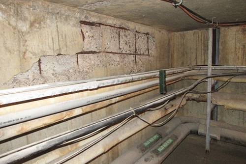 Pipes in the tunnels at SEMO