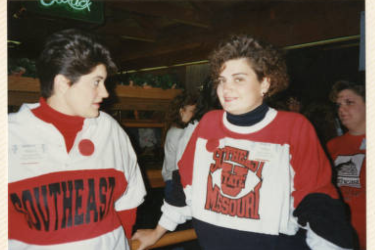 SEMO Students wear shirts with the University's name and logo.