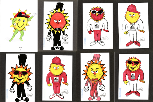 Various mascot options are submitted to SEMO staff.