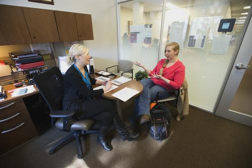 Southeast Missouri State University student receiving personalized resume guidance at Career Services to prepare for job and internship opportunities.