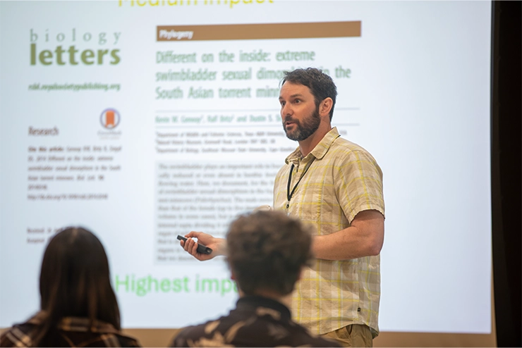 Staff member explain how to better instruct a course for Faculty Development