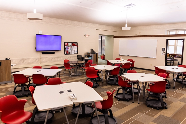 A classroom designed to better developed for instruction